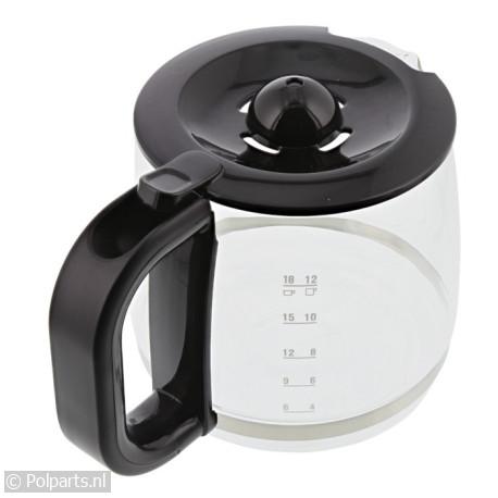 Koffiekan Incl. deksel, zwart - AEG/Electrolux/Zanussi - 90140120 - 90140120001 - 4055342689 - 9.01.40.12-0 - 7321423537342