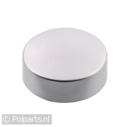 Knop Draaiknop, zilver