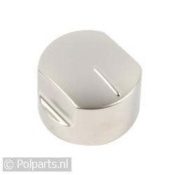 Knop Gasknop, zilvergrijs