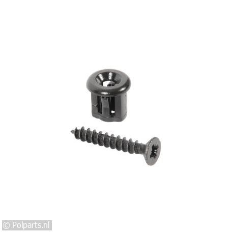 BevestigingsSet frontpaneel - AEG/Electrolux/Zanussi - 90159010 - 90159010001 - 50293036005 - 9.01.59.01-0 - 7321420309102