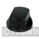 Gasknop zwart C00260580 - Indesit/Ariston-Blue Air - 90253440 - 8713411155703 - 90253440001 - C00260580 - J00260580 - 9.02.53.44-0 - 260580