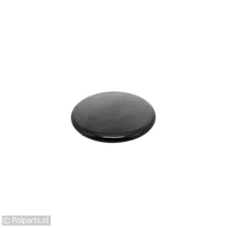 Branderdeksel sudder zwart 51mm C00092492 - Indesit/Ariston-Blue Air - 90255790 - 8713411156069 - 90255790001 - C00092492 - J00092492 - 9.02.55.79-0 - 92492