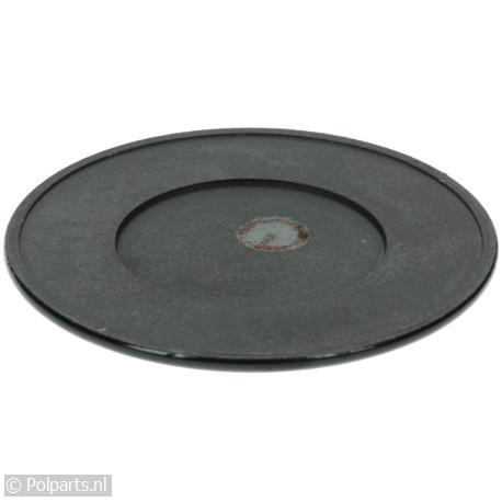 Branderdeksel zwart normaal 75mm C00092493 - Indesit/Ariston-Blue Air - 90255990 - 8713411156229 - 90255990001 - C00092493 - J00092493 - 9.02.55.99-0 - 92493