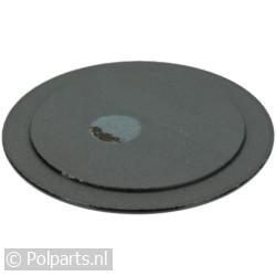 Branderdeksel 60mm -zwart emaille- C00032429