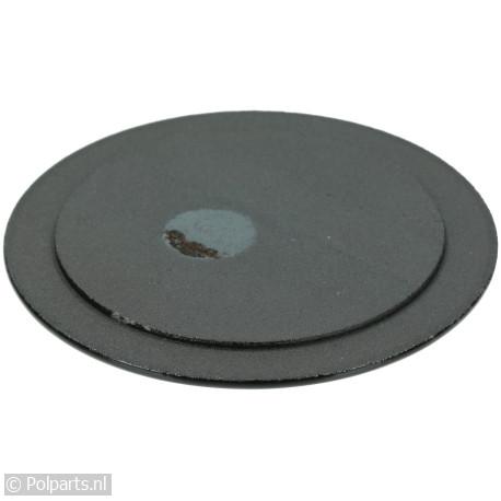 Branderdeksel 60mm -zwart emaille- C00032429 - Indesit/Ariston-Blue Air - 90256090 - 5021879173911 - 90256090001 - C00032429 - J00032429 - 9.02.56.09-0 - 32429