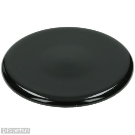 Branderdeksel 55mm -zwart emaille- C00052933 - Indesit/Ariston-Blue Air - 90256140 - 8713411156236 - 90256140001 - C00052933 - J00052933 - 9.02.56.14-0 - 52933