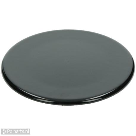 Branderdeksel 100mm -zwart emaille- C00052931 - Indesit/Ariston-Blue Air - 90256170 - 8713411156243 - 90256170001 - C00052931 - 52931 - 052931 - J00052931 - 9.02.56.17-0 - 8059131529319