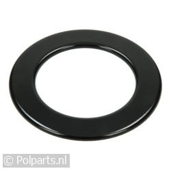 Branderdeksel 130mm -zwart emaille- C00053174