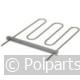 Verwarmingselement 1200W met beugel metaal C00288251 - Indesit/Ariston-Blue Air - 90258230 - 8713411156519 - 90258230001 - C00288251 - J00288251 - 9.02.58.23-0 - 288251