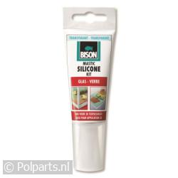 Siliconenkit Bison -glas-transparant-