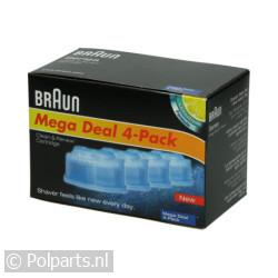 Reiniger clean & charge refill 4x