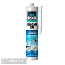 Siliconenkit Bison -sanitair wit-