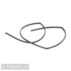 Afdichting van deur met haakjes