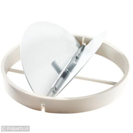 Terugslagklep afzuiger 150mm - Bosch/Siemens - 90510010 - 90510010001 - 00645769 - 9.05.10.01-0 - 12040721 - 8713411194597