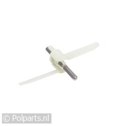 Meenemer aandrijf as