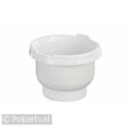 Mengkom kunststof -wit-