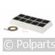 Filter koolstof - Bosch/Siemens - 90515020 - 5021879117564 - 90515020001 - 00460478 - 9.05.15.02-0 - 460478
