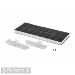 Filter koolstof 43x17cm met 2 houders
