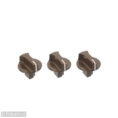 Knop klein -bruin- - Bosch/Siemens - 90516560 - 8713411159862 - 90516560001 - 00188402 - 9.05.16.56-0 - 188402