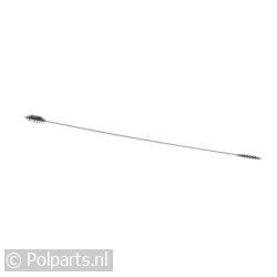 Reinigingsborstel voor melk leidingen