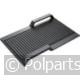 Grillplaat Voor FlexInduction -geribbeld- - Bosch/Siemens - 90543330 - 4242003616024 - 90543330001 - 00576158 - 9.05.43.33-0 - 17000300 - 8713411240270