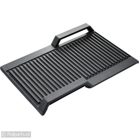 Grillplaat Voor FlexInduction -geribbeld- - Bosch/Siemens - 90543330 - 4242003616024 - 90543330001 - 00576158 - 9.05.43.33-0 - 17000300 - 8713411240270