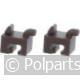 Houder Van rek zijwand, voor - Bosch/Siemens - 90543620 - 8713411213441 - 90543620001 - 00637443 - 637443 - 9.05.43.62-0