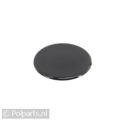 Branderdeksel zwart 55mm -klein- 00173898