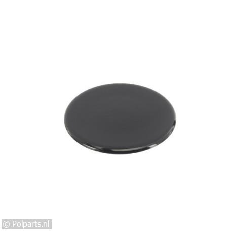 Branderdeksel zwart 55mm -klein- 00173898 - Bosch/Siemens - 90555220 - 8713411162510 - 90555220001 - 00173898 - 9.05.55.22-0 - 173898