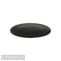 Branderdeksel zwart emaille 70mm 00616099