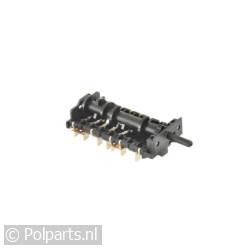 Keuzeschakelaar met 15 contacten