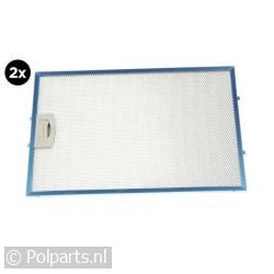 Filter metaal in houder -Set van 2 Stuks-
