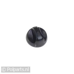 Knop zwart -laag- 1-2-3