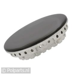 Branderdeksel Sterk, zwart