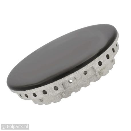 Branderdeksel Sterk, zwart - Atag/Etna/Pelgrim - 90655280 - 90655280001 - 844930 - 8713411284373 - 9.06.55.28-0