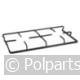 Pannendrager zwart 430x230mm 2 pits - Atag/Etna/Pelgrim - 90655500 - 8713411165245 - 90655500001 - 31021 - 88016645 - 9.06.55.50-0