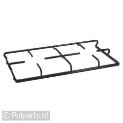 Pannendrager zwart 430x230mm 2 pits