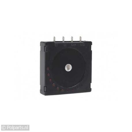 Print van schakelaar 9 LED ind. - Atag/Etna/Pelgrim - 90657530 - 8713411165474 - 90657530001 - 28789 - 72279210 - 9.06.57.53-0