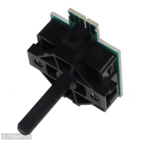 Schakelaar bediening met print - Atag/Etna/Pelgrim - 90661080 - 8713411165740 - 90661080001 - 267949 - 88028600 - 9.06.61.08-0