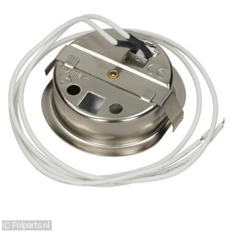 Lamp Spot, compleet, Chroom rand - Atag/Etna/Pelgrim - 90679080 - 90679080001 - 400189 - 88017807 - 9.06.79.08-0 - 8713411196621