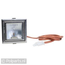 Lamp Spotje 20 Watt Halogeen, Vierkant