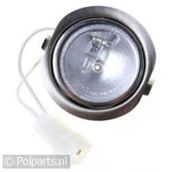 Lamp Spotje 20W Halogeen, RVS Rand