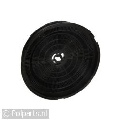 Filter koolstof -rond- zwart