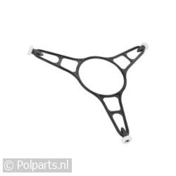 Meenemer ring van glasplaat