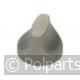 Knop zilver 26mm hoog - Atag/Etna/Pelgrim - 90853190 - 8713411166006 - 90853190001 - 35744 - 88023545 - 9.08.53.19-0